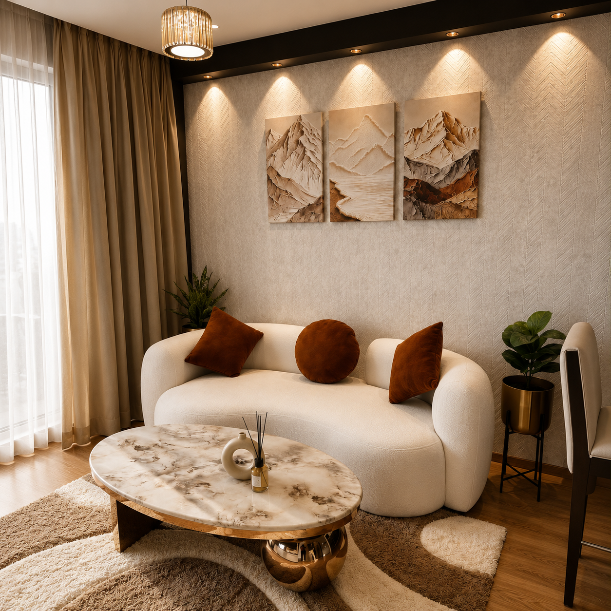Luxury serviced apartment exterior at ROVER INN Gurugram